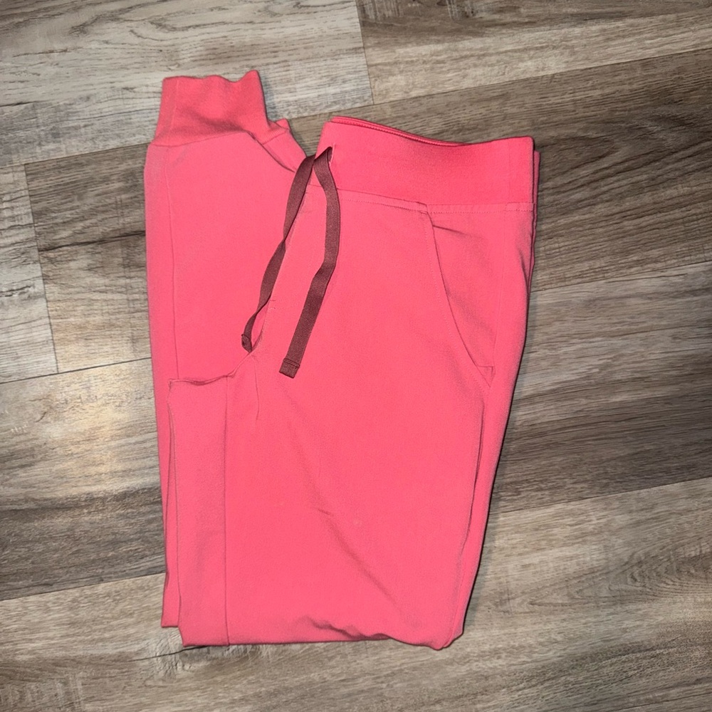 Figs Pink Sweatpants Relaxed Fit Joggers